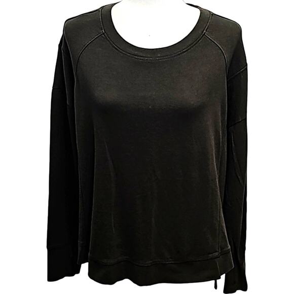 Sweaty Betty London After Class Long Line Round Neck Sweatshirt Woman's Size L - Picture 1 of 12